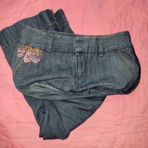 Express "Editor" Decorative Capris Size 0